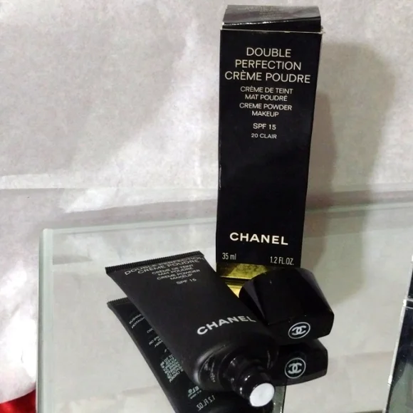 CHANEL Double Protection Creme Poudre, Metallica Eyes NWT